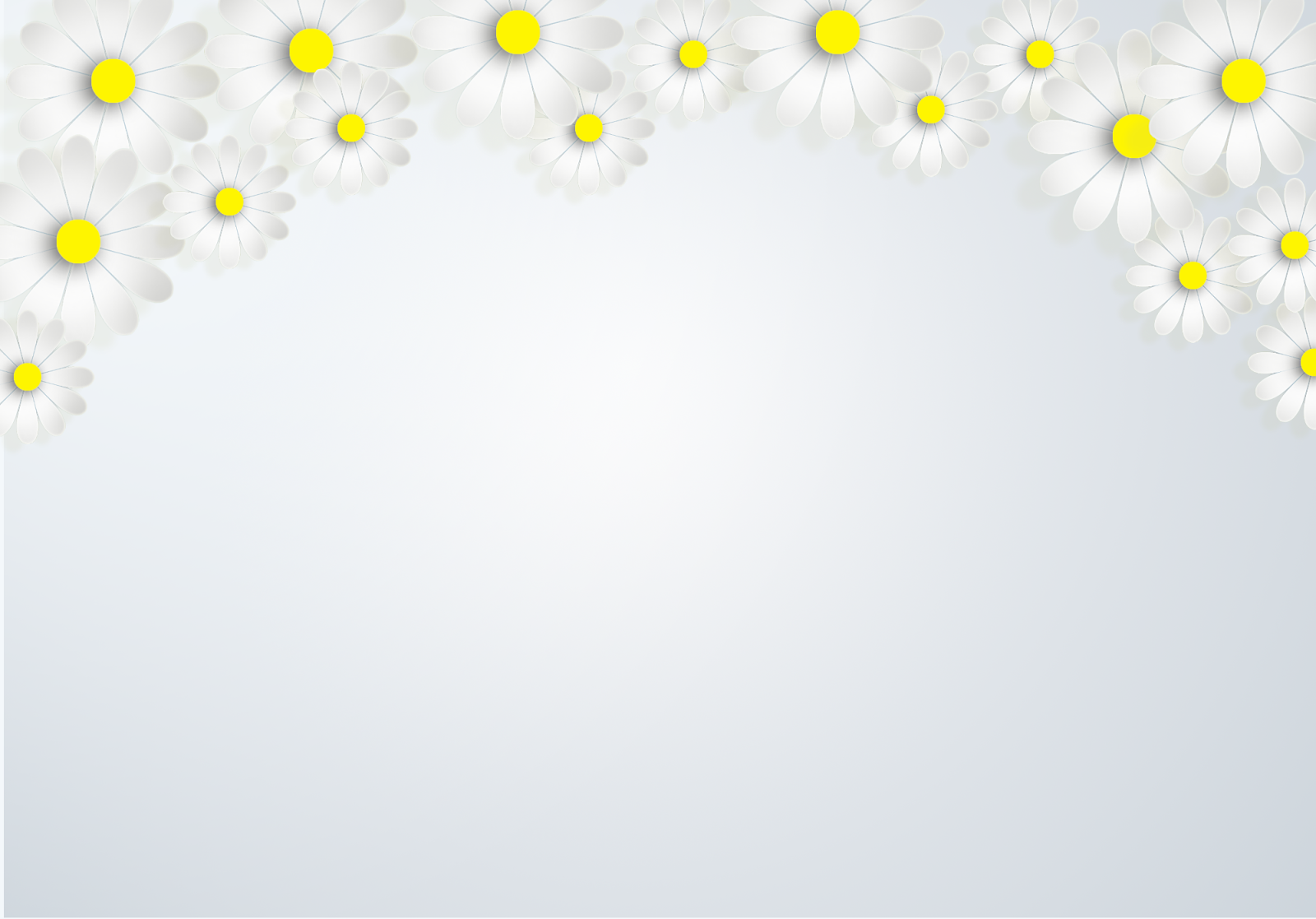 Hình nền PowerPoint với những bông hoa đơn giản