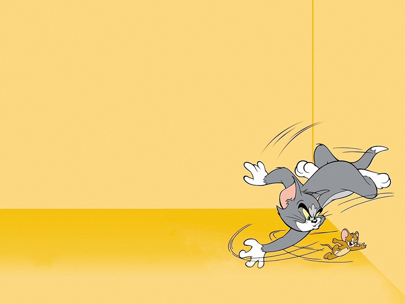 Hình nền Tom and Jerry mang đến PowerPoint