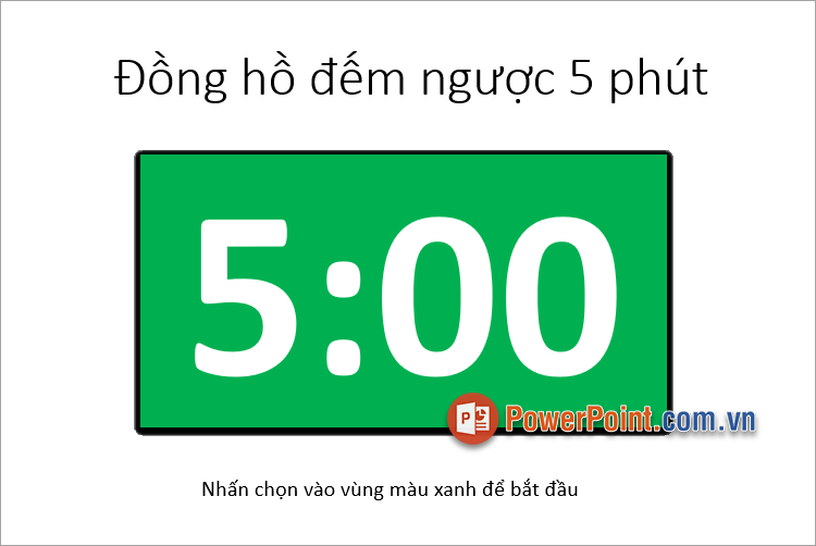 Các phương pháp khác để tạo đồng hồ đếm ngược trong PowerPoint