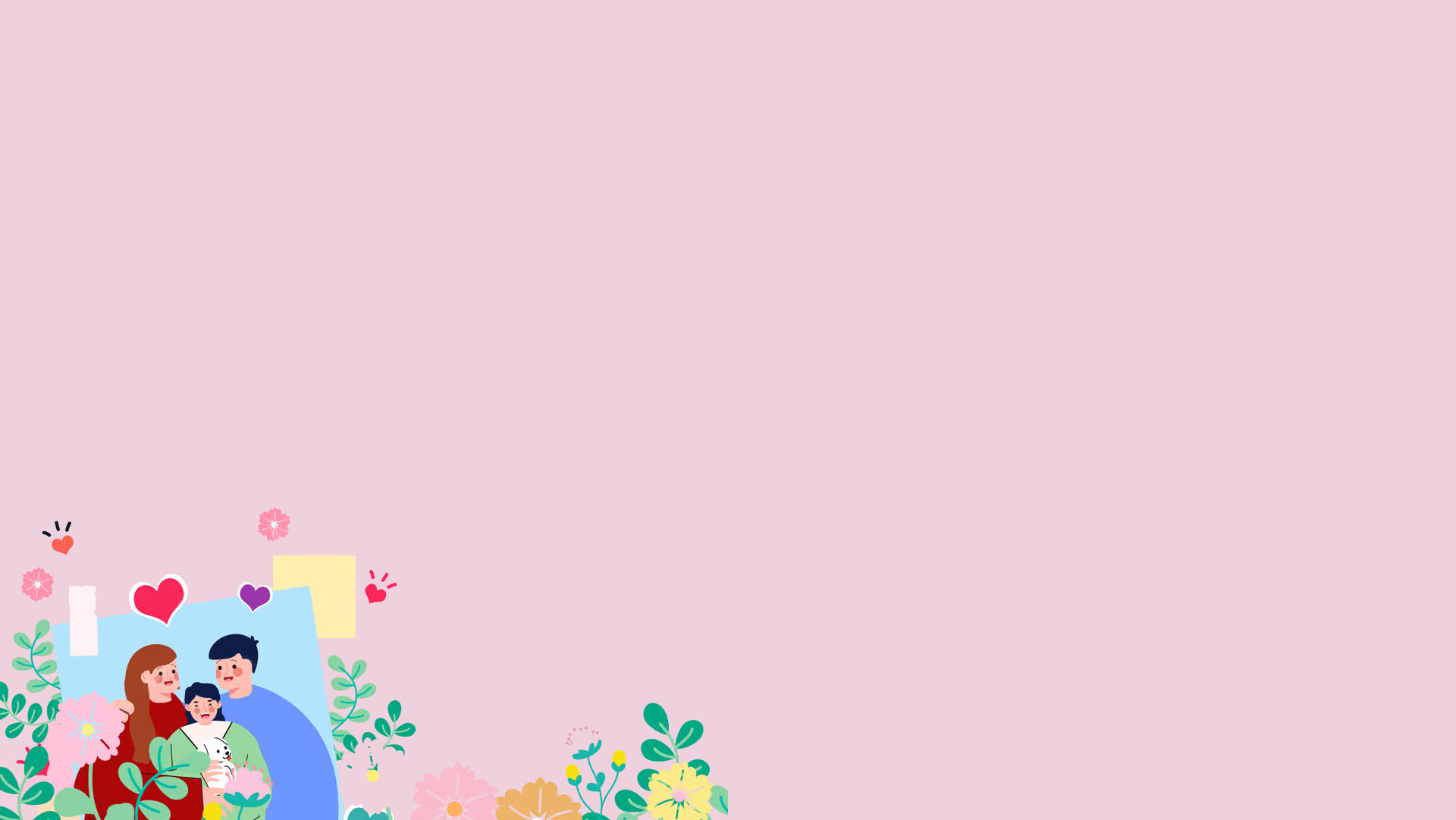 Background hình nền PowerPoint về gia đình đáng yêu Background hình nền PowerPoint về gia đình đáng yêu