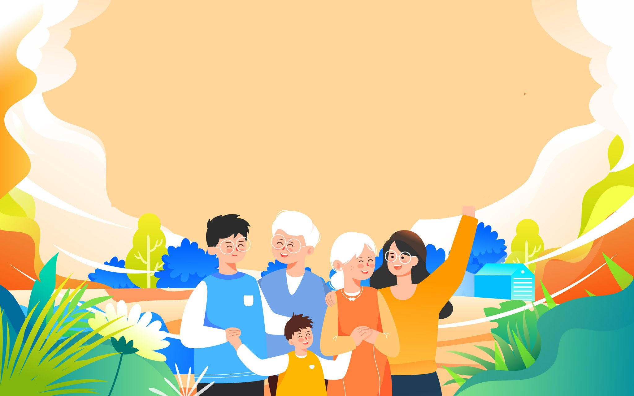 Background hình nền PowerPoint về gia đình vui vẻ Background hình nền PowerPoint về gia đình vui vẻ