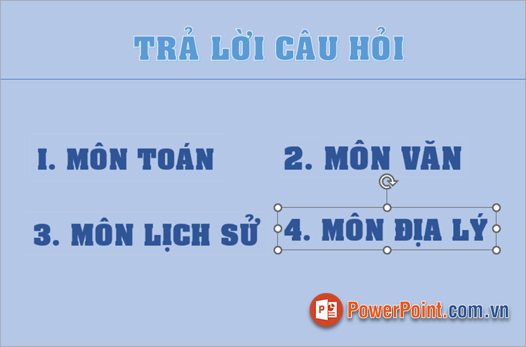 Căn chỉnh, sắp xếp slide chính sao cho đẹp mắt và phù hợp