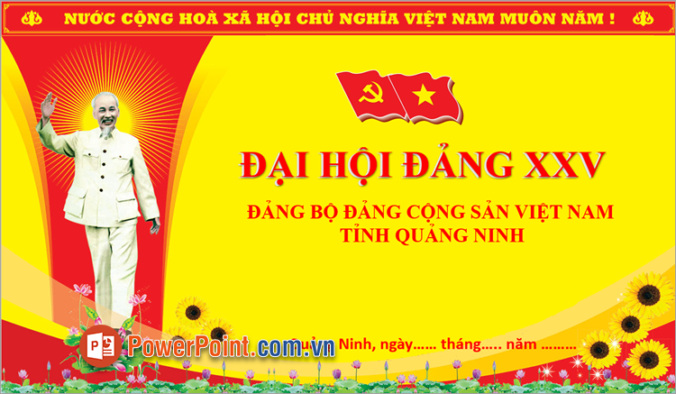 Phông nền đại hội Đảng PowerPoint đẹp nhất
