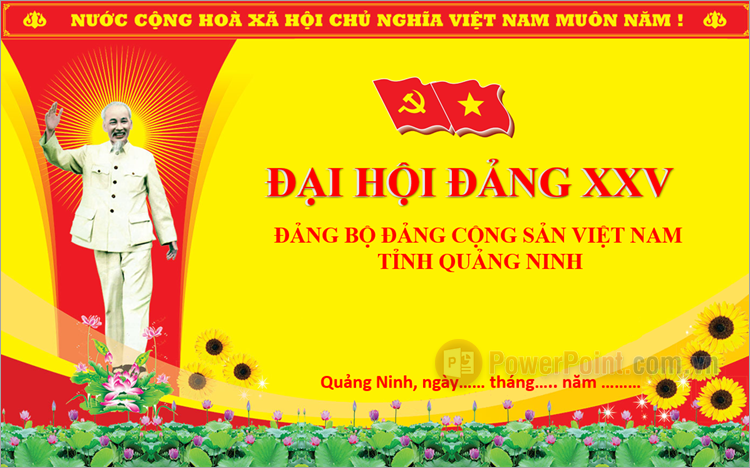 Phông nền đại hội đảng PowerPoint Phông nền đại hội đảng PowerPoint