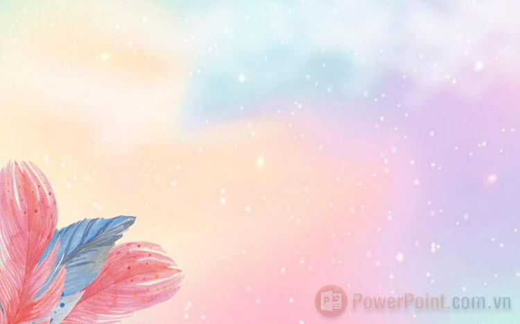 Hình nền PowerPoint màu hồng nhạt đẹp