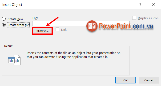 Chọn tiếp Browse