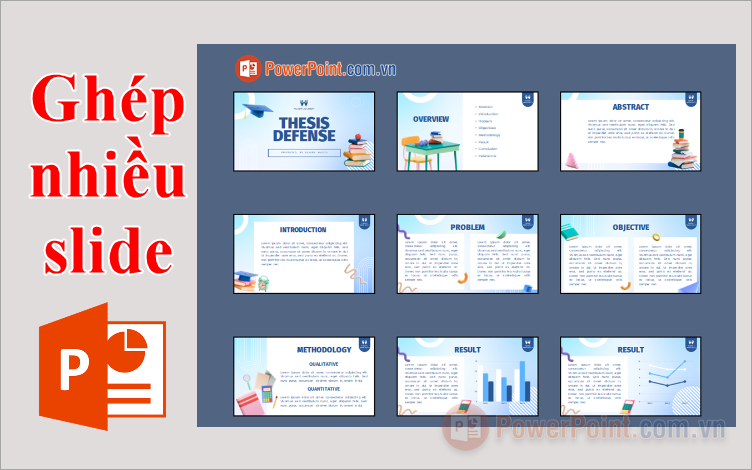 Cách ghép nhiều slide vào 1 trang PowerPoint Cách ghép nhiều slide vào 1 trang PowerPoint