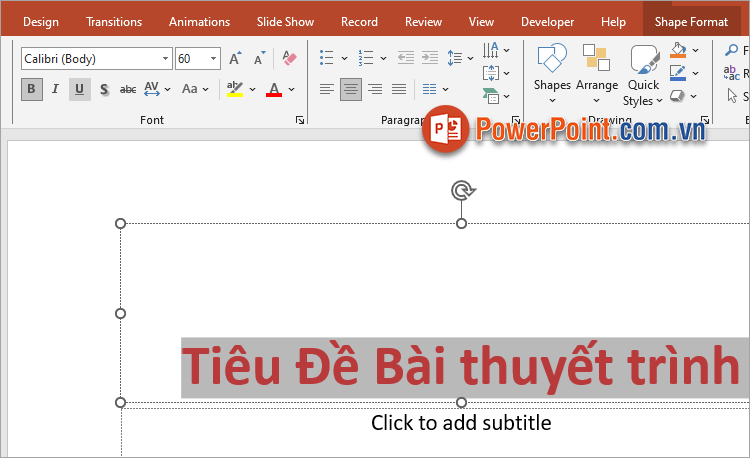 Đã nhanh chóng sửa lỗi font chữ trong PowerPoint Đã nhanh chóng sửa lỗi font chữ trong PowerPoint