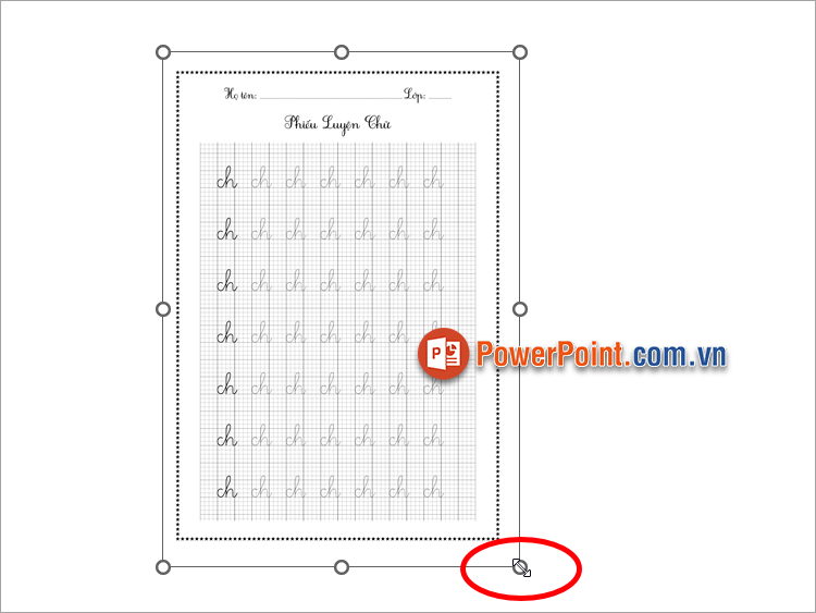 Điều chỉnh kích thước file bằng cách nhấp và kéo các góc Điều chỉnh kích thước file bằng cách nhấp và kéo các góc