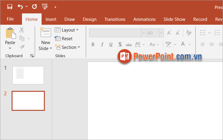 Mở slide mà bạn muốn chèn file Mở slide mà bạn muốn chèn file