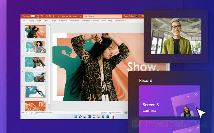 Cách cho video chạy liên tục trong PowerPoint