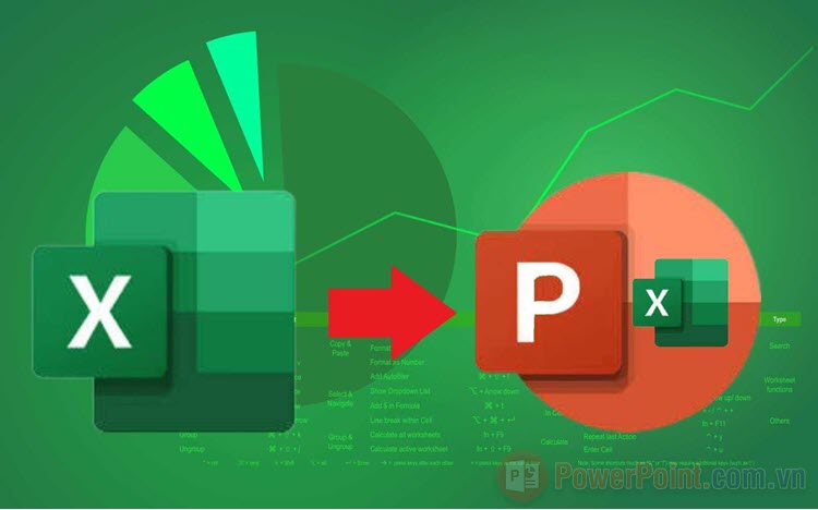 Cách đính kèm file Excel vào PowerPoint