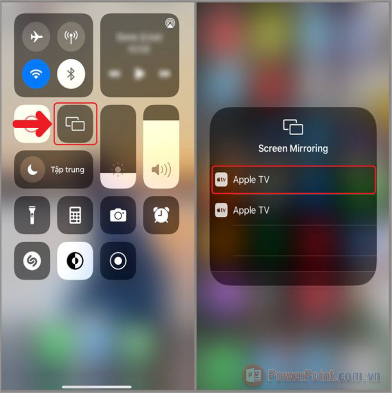 Đối với điện thoại IOS iPad - iPhone