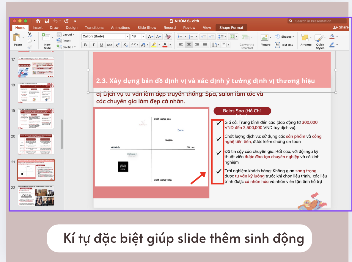 Cách viết kí tự đặc biệt trong PowerPoint chi tiết, dễ hiểu