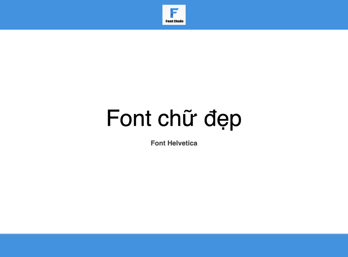 Font chữ hợp với các thiết kế hiện đại