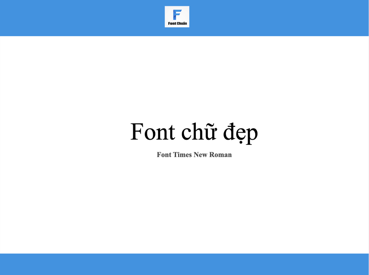 Font chữ thích hợp cho báo cáo, tài liệu