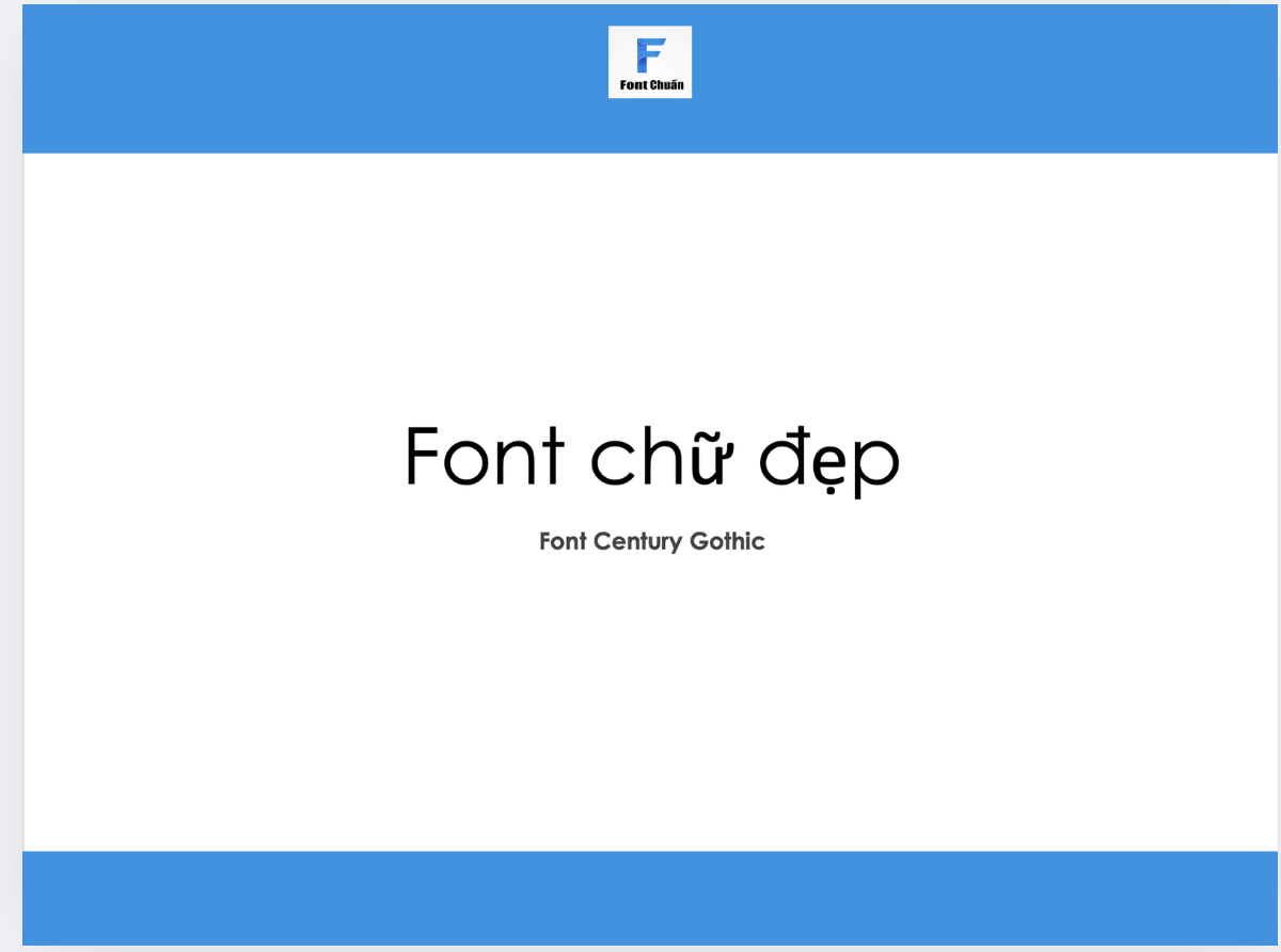 Nhược điểm của font này là chưa thích nghi với tiếng việt
